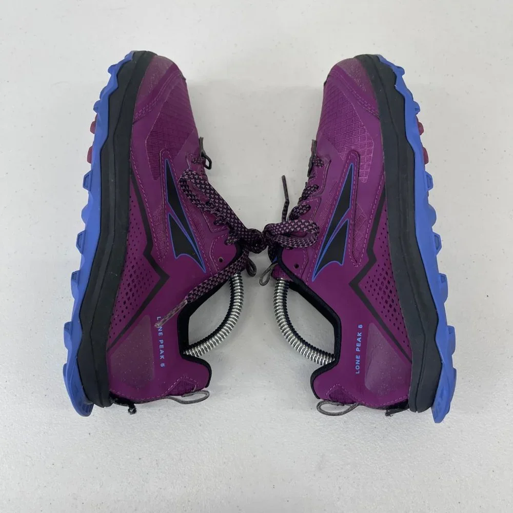 Altra Women's Purple Trail Sneakers with Blue Outsole